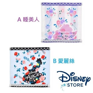 【雲購】現貨 Disney 日本迪士尼商店 睡美人 愛麗絲 棉質 手帕 小毛巾 小方巾 迷你毛巾 20×20 cm