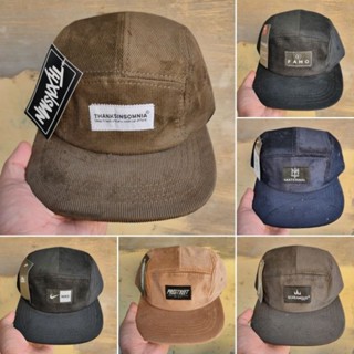 5 面板燈芯絨編織帽 FLASHBACK 5 面板燈芯絨帽