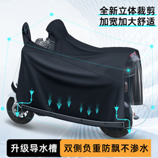 🚀臺灣出貨🚀電動電瓶車雨衣車罩兩用女新款加大加寬全身防豪雨機車防雨罩男