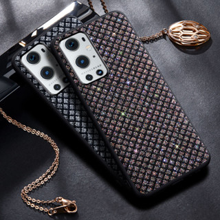 ONEPLUS 一加 9 Pro 9RT 彩色閃光 Bling Sparkly 皮革手機殼一加 9 美國手機殼的豪華 c