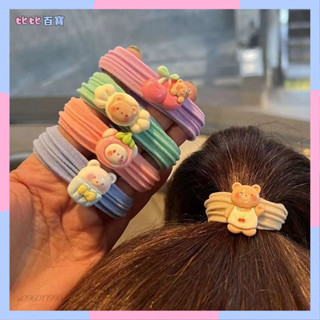 臺灣出貨🌸【店鋪熱銷】兒童糖果頭繩女童寶寶不傷毛巾女孩頭髮高彈力橡皮筋髮圈