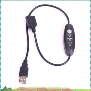 Usb 5V-12V 溫度控制器加熱器恆溫器 3 速可調 24W qeufjhpoo1