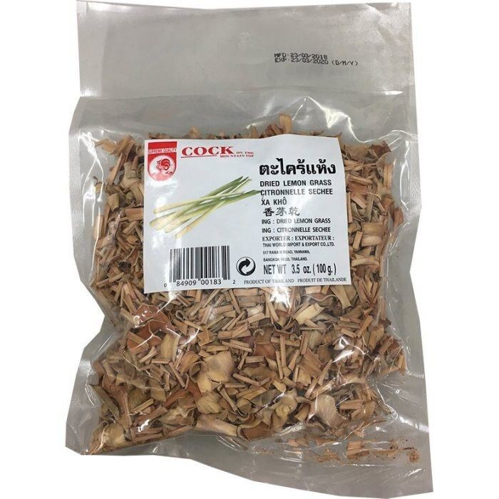 泰國 COCK Dried Lemon Grass 泰國香茅乾 100g