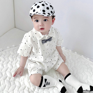 嬰幼兒連身衣Infant jumpsuit【3.4萬人好評】純棉a類男女寶寶連身衣薄款新生童裝嬰兒衣服短袖睡衣外出穿yu