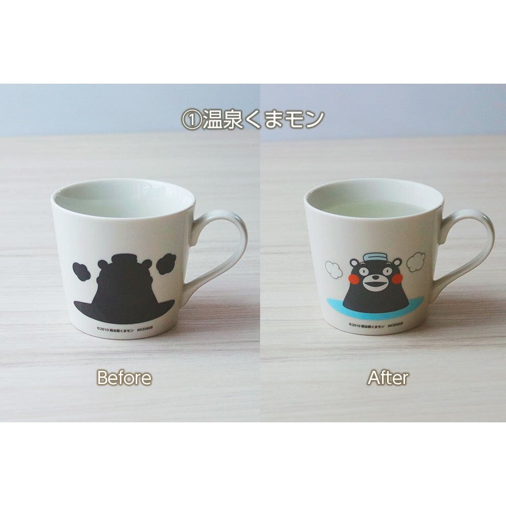 日本官方 | 丸モ高木陶器 『熊本熊』『溫感馬克杯』『新骨瓷』* 動物馬克杯 咖啡 紅茶 禮物 可愛 溫度變化