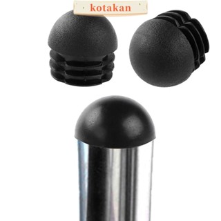 KOTAKAN112Pcs傢俱圓管插頭:,塑膠黑色傢俱腳插頭:,防滑坐墊腳墊腳套