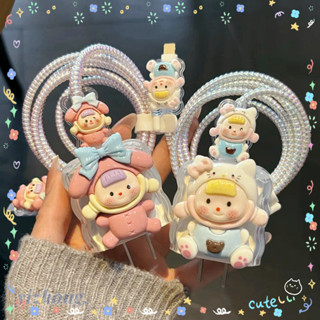 適用於 iPhone 18W/20W Sweet Hello Kitty Girl My Melody 設計充電保護器數