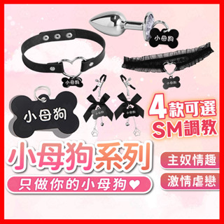 【隱密包裹 隔日到】SM小母狗系列 24H出貨 肛塞 金屬肛塞 乳夾 情趣項圈 狗牌乳夾 小母狗 乳頭夾 BDSM SM