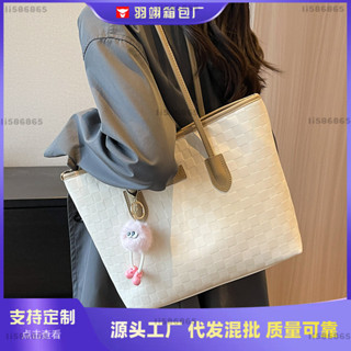 618大促狂歡⭐li58大容量包包女2025新款百搭簡約單肩包今年流行質感上課通懃托特包