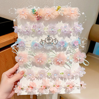 現貨ღ唯美花環ღ 兒童女童 公主珍珠花環髮箍 髮卡頭飾花童小女孩不傷頭箍髮飾頭花