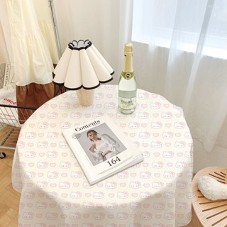 【READT STOCK】HelloKitty桌布可愛少女心臥室房間書桌化妝桌蓋布茶几防塵布Hello Kitty ta