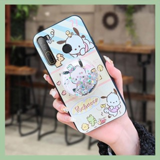情侶質感HTC D20 Pro/Desire 20 Pro手機殼卡通新款動漫防塵支架簡約創意奢華男女款純色軟殼散熱流沙