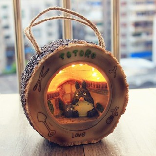 創意龍貓小禮品宮崎駿龍貓小夜燈畢業禮物送同學便宜diy復古擺件5.17