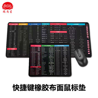 滑鼠墊 玻璃滑鼠墊 電競滑鼠墊 超大快捷鍵ip橡膠滑鼠墊辦公室電腦通用鎖邊多功能鍵盤大全桌墊