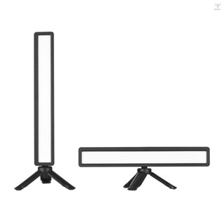 Andoer 2PCS 電腦筆記本電腦顯示器燈條視頻會議照明螢幕燈補光燈 USB 供電 3 色溫可調光帶迷你三腳架螢幕夾