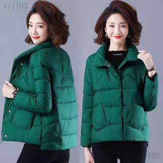 羽絨棉服女 新款加厚短款羽絨棉衣 鼕季外套 媽媽裝洋氣 小棉襖 保暖外套 立領 女生外套 超輕羽絨棉服ny1103