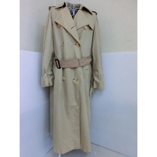 Burberry 博柏利 腰帶 皮帶 外套 長版風衣 大衣 米色 日本直送 二手