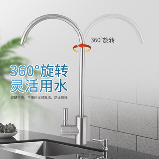 現貨淨水器水龍頭家用直飲機2分二分PE接水管接頭304不鏽鋼過濾器配件
