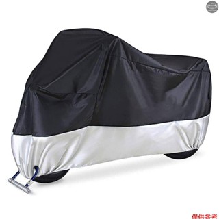 SUZUKI KAWASAKI 山葉 HONDA 通用摩托車罩四季 210D 牛津防水摩托車罩帶鎖孔更換適用於本田鈴木川