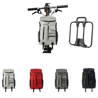Litepro 適用於 Brompton 自行車前包防水運動揹包帶多口袋大容量自行車包