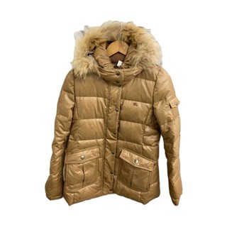 BURBERRY LONDON 羽絨服 夾克外套 米色 尼龍 日本直送 二手