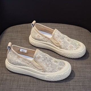 現貨 2025夏季網面透氣漁夫鞋女鞋厚底休閒鞋懶人鞋