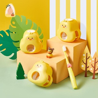 可愛的自動牙膏擠壓器卡通兒童