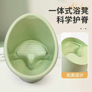 洗頭躺椅 洗髮椅 四季兒童洗澡桶寶寶泡澡桶嬰兒可坐浴桶浴盆家用小孩游泳澡盆