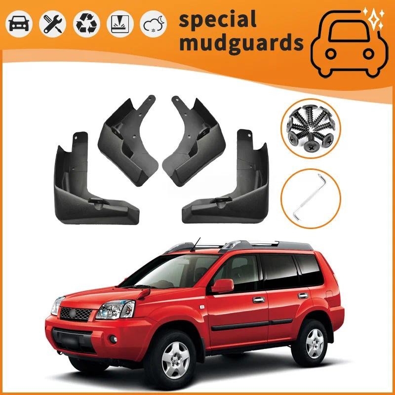 NISSAN 適用於 98-24 款日產 X-Trail 擋泥板擋泥板擋泥板前後喇叭防濺罩汽車配件