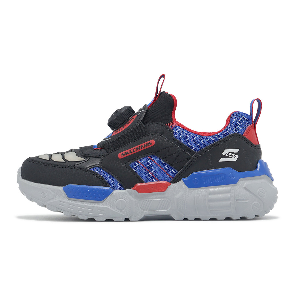 Skechers 燈鞋 S Lights Turbo 大童 發光 閃燈 童鞋 [ACS] 400170LBKRB