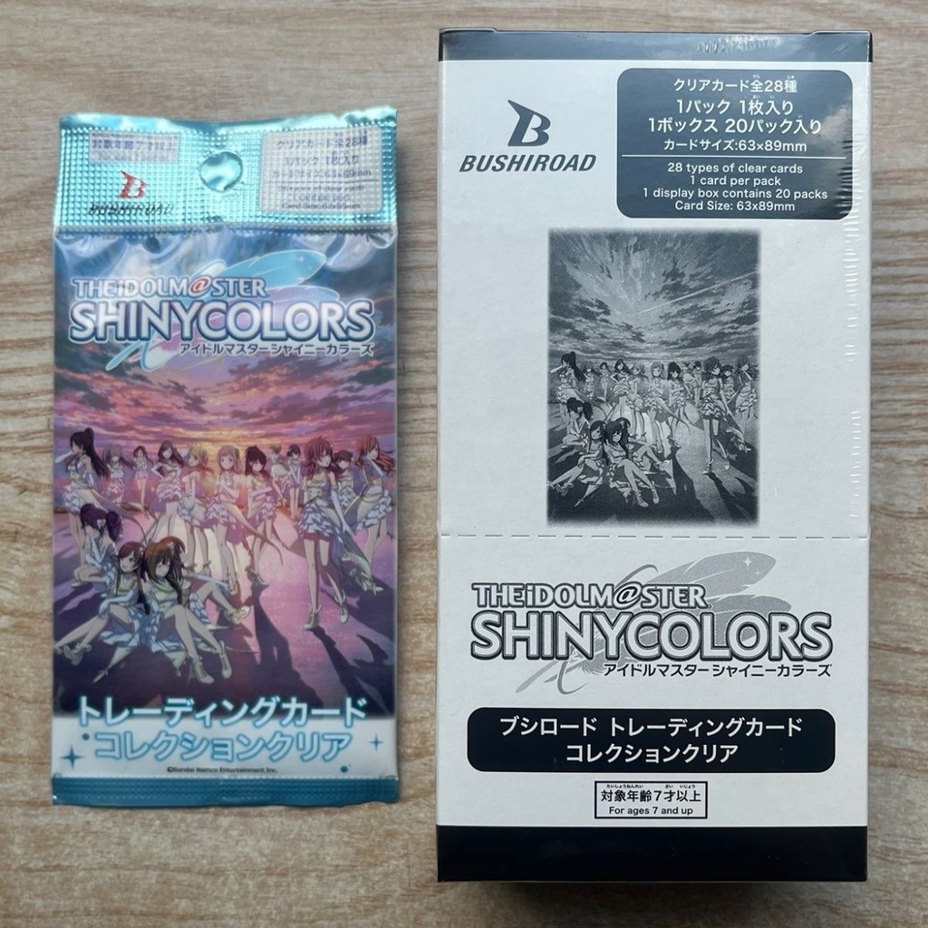 免運正版日版 偶像大師 閃耀色彩 透明卡片 BUSHIROAD武士道收藏卡小胡桃小店