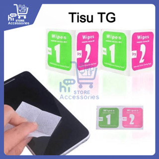 LAYAR HP TG Tissue 鋼化玻璃防刮濕巾適用於乾濕相機手機螢幕