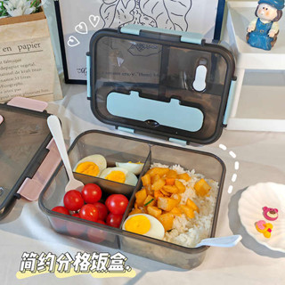 保溫便當盒 韓國便當盒 微波便當盒 飯盒便當盒耐高溫分格輕便上班族學生可微波爐帶飯餐盒密封保鮮盒