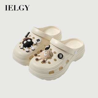 ielgy夏季厚底女可愛卡通煤eva增高平底涼鞋
