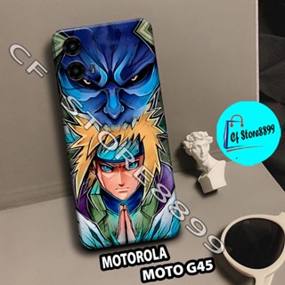 HP Procamera 軟殼適用於最新 MOTOROLA MOTO G45 手機 NARUTO MOTIF MOTOR