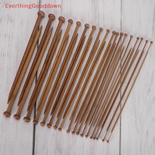 Ed 18 對竹編針套裝,單尖木織針,尺寸 2-10 毫米,全季毛衣和 nkets Craft Kit Ever