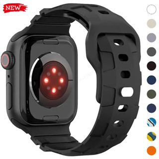 適用於 Apple Watch Ultra 2 錶帶的矽膠錶帶 49 毫米 46 毫米 45 毫米 41 毫米 40 毫