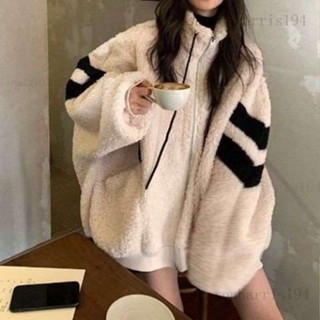 【超級溫柔顯瘦款】特大尺碼150公斤羔羊毛外套女裝胖MM高街韓版寬鬆刷毛加厚休閒上衣ins大尺碼外套rris194