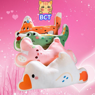 BCT 小動物毛絨玩具躺平式抱枕鱷魚毛絨抱枕狐狸玩偶毛絨玩具兒童節禮物