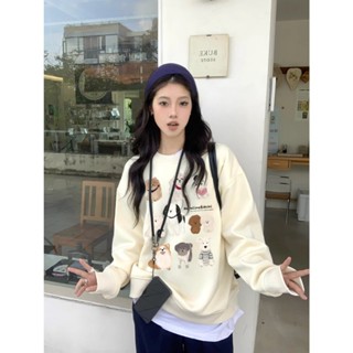 slowly衣客 現貨 純棉衛衣 大學T 薄衛衣 韓版女裝 oversize 大學T 潮流衣服 刷毛 冬季女裝 衛衣