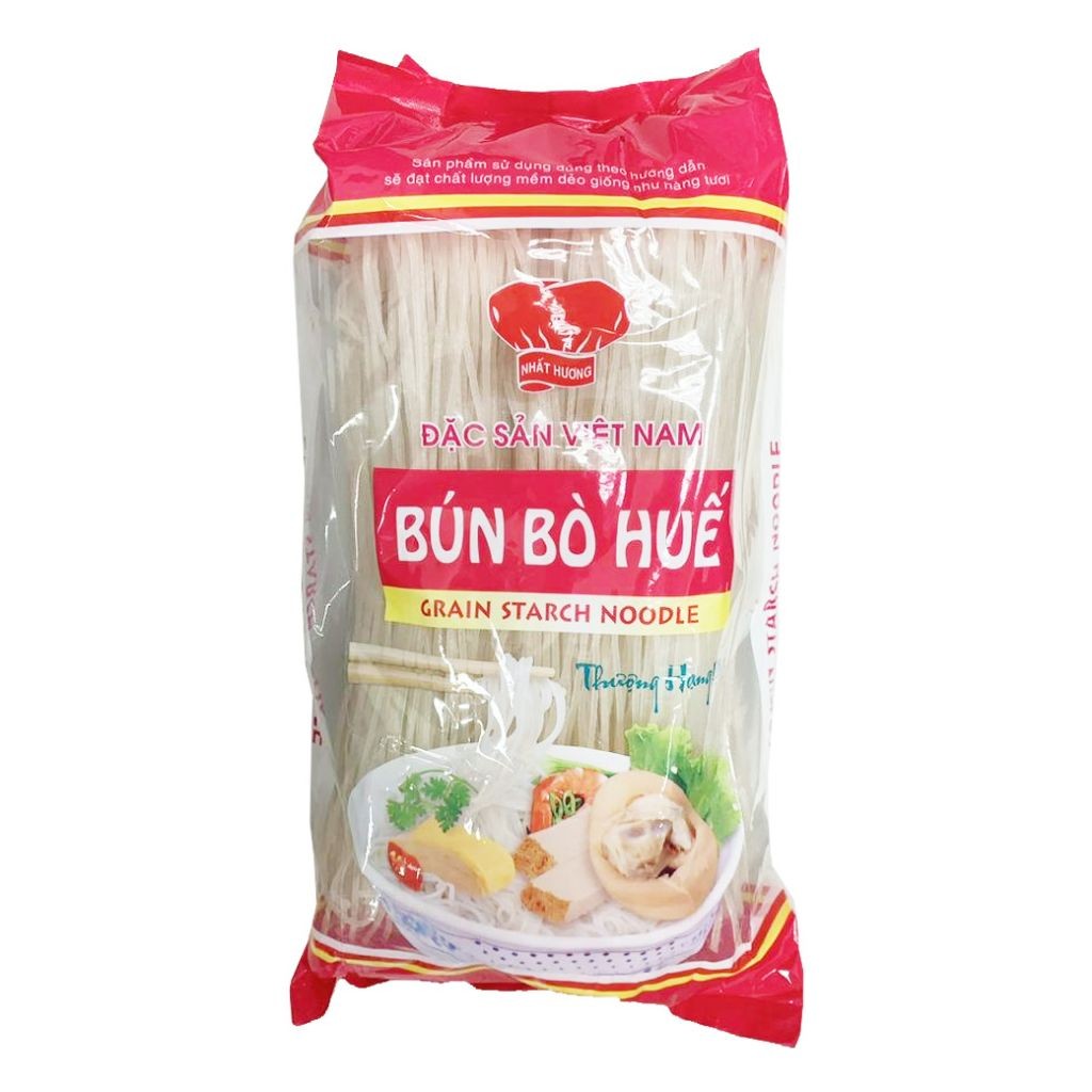 越南 NHAT HUONG Bun Bo Hue 殿粉條-紅 500g