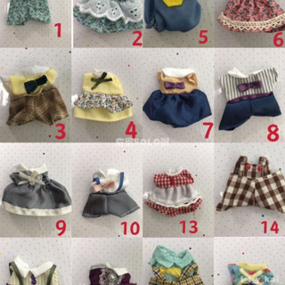 娃の衣👗 森林動物家族 迷你兔娃娃衣服 只有一個尺碼 適合森貝兒大號娃娃 森林家族娃衣 娃娃換裝 公仔服裝