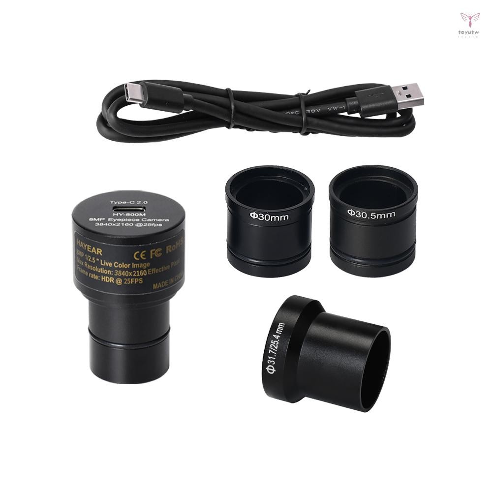 數碼電子目鏡 IMX377 USB 顯微鏡相機 FHD 4K USB2.0 彩色 8MP 數碼相機免費驅動顯微鏡或望遠鏡