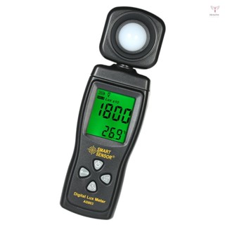 Smart SENSOR 迷你數字照度計 LCD 顯示手持照度計照度計光度計照度計照度計照度計 0-200000 力士