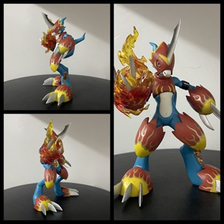 【模型工廠】數位寶貝 烈焰龍獸 GK 烈焰獸 特典 火焰之拳 盒裝手辦