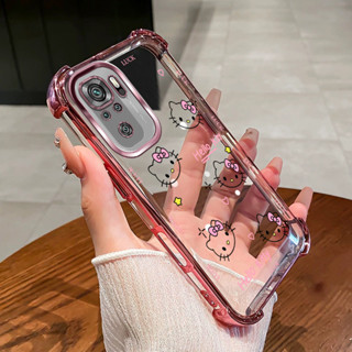 Redmi Note 10 Pro 4G Note 10 5G手機殼可愛貓咪四角矽膠TPU透明軟殼XX手機殼
