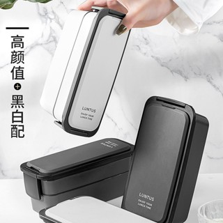 新品現貨ASVEL日式便當盒微波爐加熱學生分格雙層飯盒帶蓋上班族便攜餐盒20250512