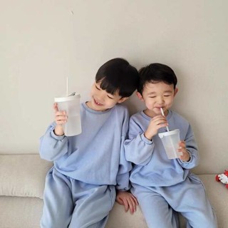 水壺 隨行杯 韓國制兒童吸管杯果汁牛奶水杯大容量成人飲品咖啡杯隨行車用杯