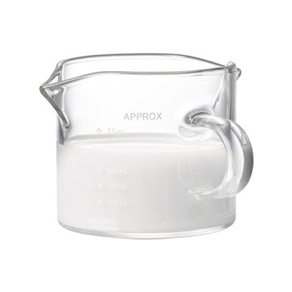 【AutostoreTW】玻璃量杯雙噴嘴帶刻度透明液體咖啡