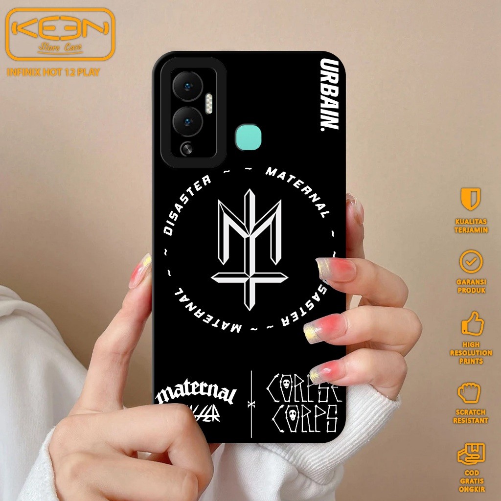 外殼 Infinix Hot 12 Play 外殼 Hp Infinix Hot 12 Play 產婦圖案軟包 Infi